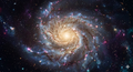 Cosmic Spiral Galaxy Digital Wallpaper | Ultra-HD Deep Space Nebula Art (Digital Download)